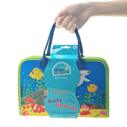 MAGIC SENSORY BUSY BOARD | BLUE