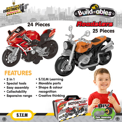 BUILD-ABLES MOTORBIKES 2 IN 1
