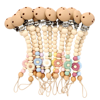 Nature Bubz Dummy Clip Beaded - Daisy