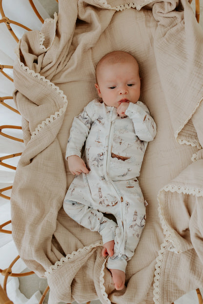 CONFETTI KIDZ BAMBOO ZIPSUIT | MAGIC OCEAN