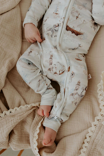 CONFETTI KIDZ BAMBOO ZIPSUIT | MAGIC OCEAN