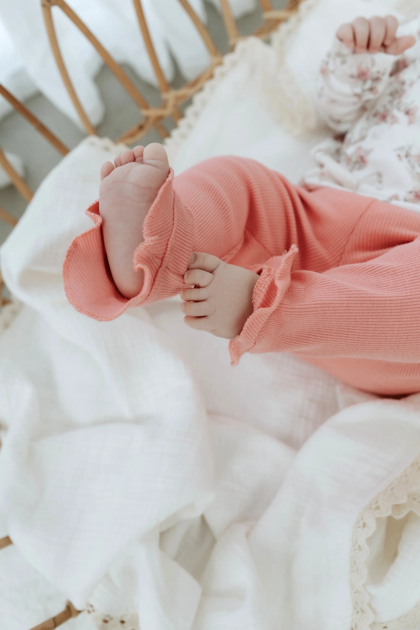 CONFETTI KIDZ RIB LEGGING | ROSE
