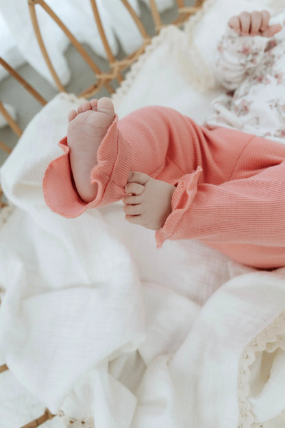 CONFETTI KIDZ RIB LEGGING | ROSE