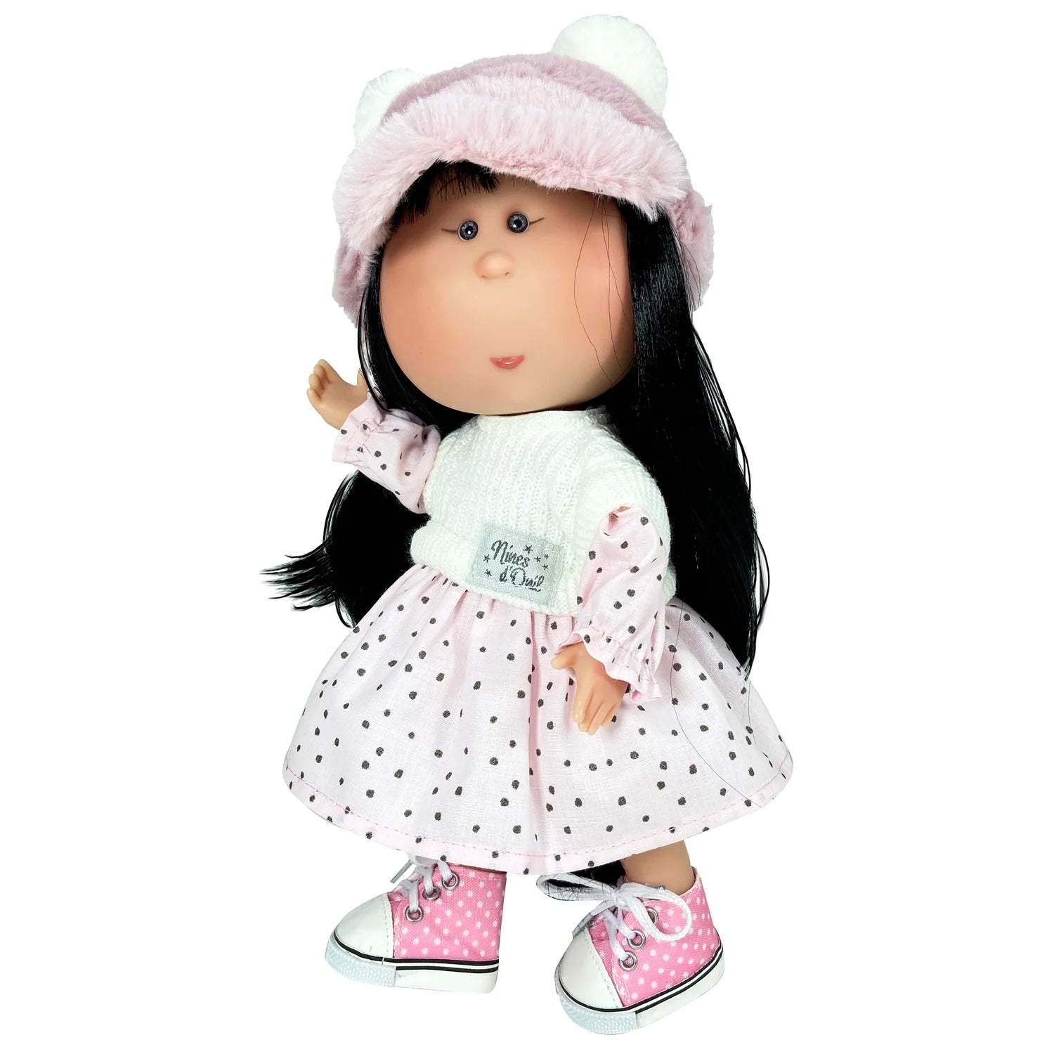 Nines D'Onil Handcrafted Collectible Doll - Mia Polka Dot