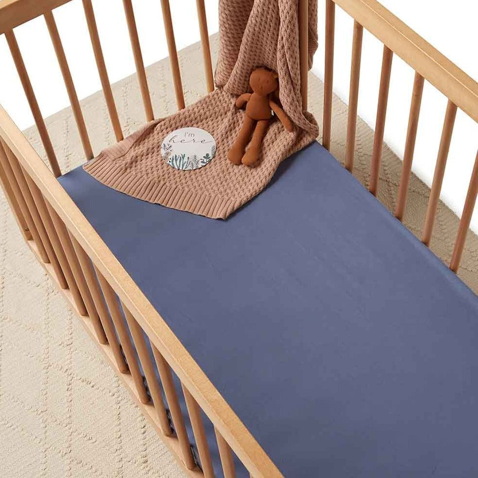 Snuggle Hunny cot sheet - angus and dudley