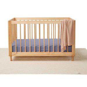 Snuggle Hunny Fitted Cot Sheet - Reign