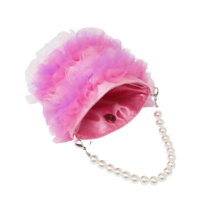 PINK POPPY | RUFFLE HANDBAG | PINK FAIRY