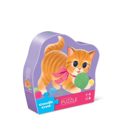 CROCODILE CREEK MINI PUZZLE 12 PIECE | CUTE KITTEN - Angus & Dudley Collections