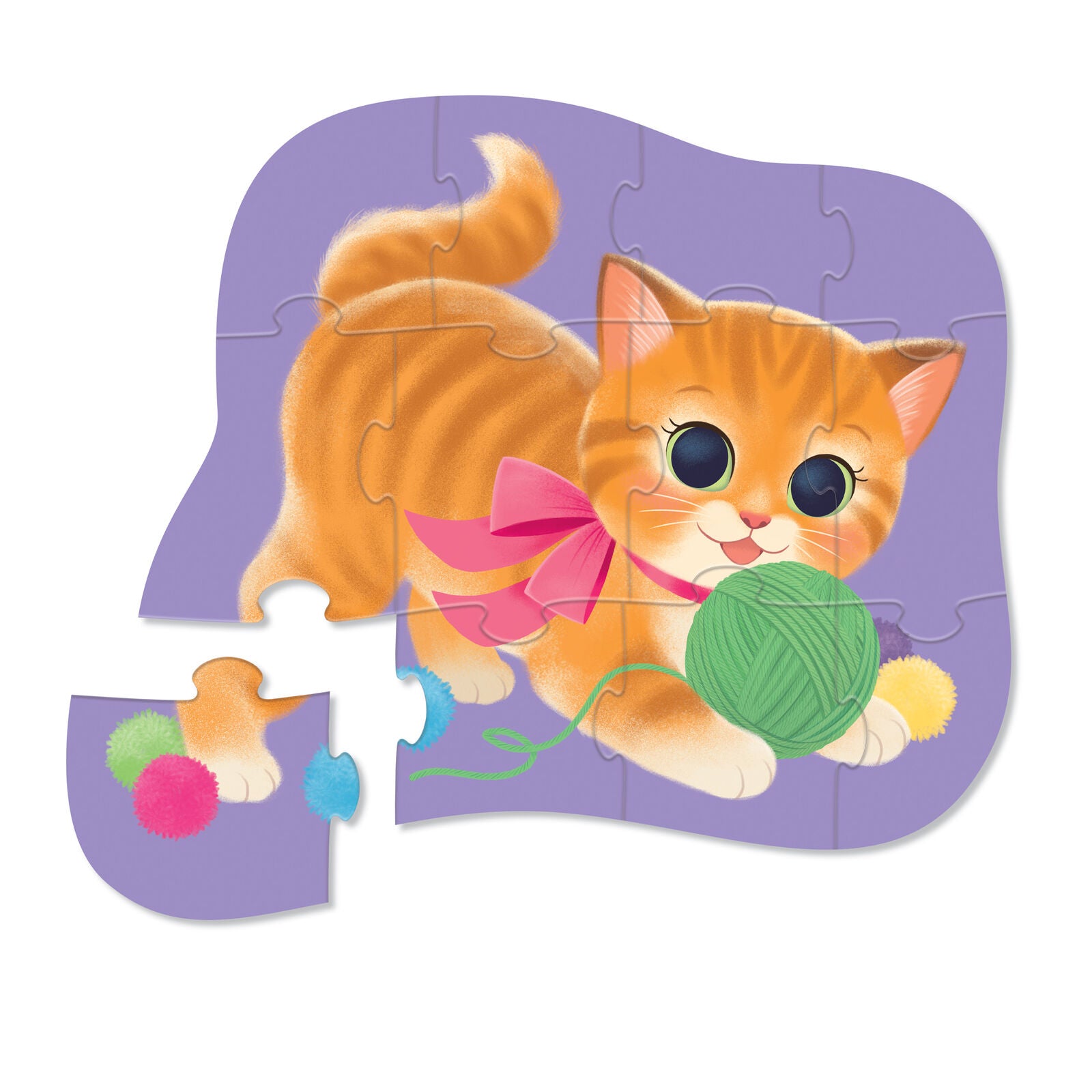 CROCODILE CREEK MINI PUZZLE 12 PIECE | CUTE KITTEN - Angus & Dudley Collections