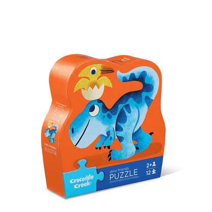 CROCODILE CREEK MINI PUZZLE 12 PIECE | DINO FRIENDS - Angus & Dudley Collections