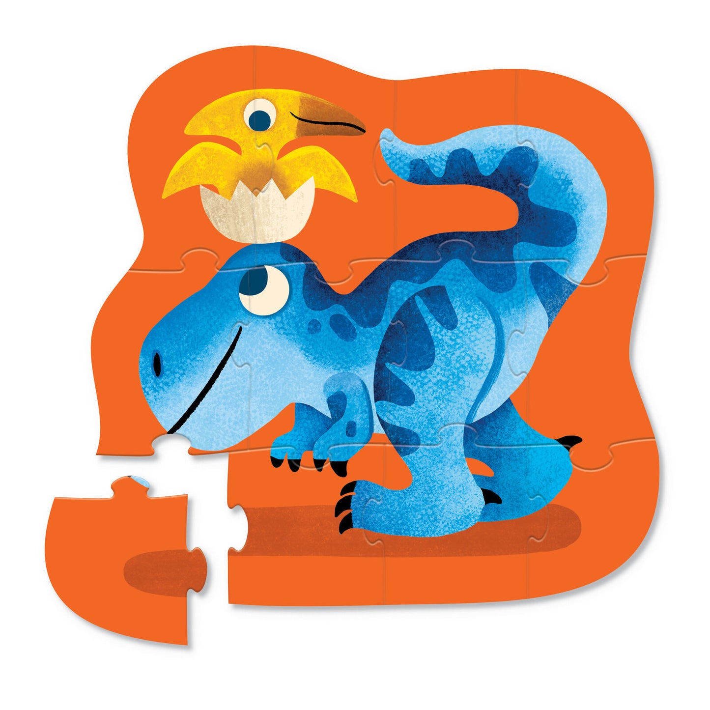CROCODILE CREEK MINI PUZZLE 12 PIECE | DINO FRIENDS - Angus & Dudley Collections