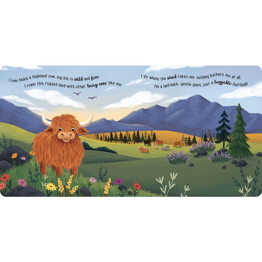 KIDS BOARD BOOK | I LOVE BEING A HIGHLAND COW