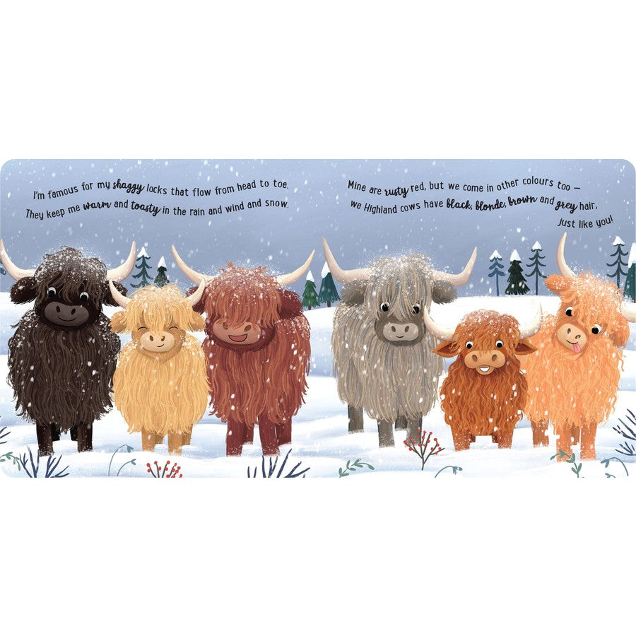 KIDS BOARD BOOK | I LOVE BEING A HIGHLAND COW