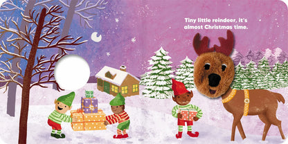 Kids Finger Puppet Board Book - Little Reindeer