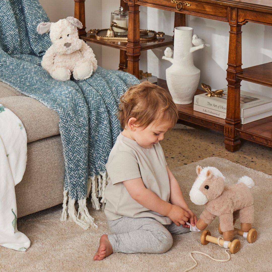 JIGGLE AND GIGGLE PULL ALONG HORSE