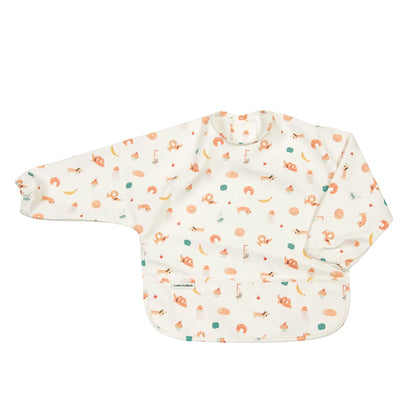 LONG SLEEVE BABY BIB | FRENCH BREAKFAST