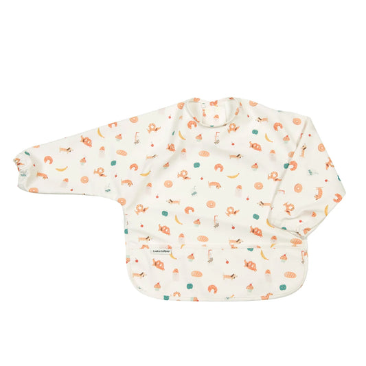LONG SLEEVE BABY BIB | FRENCH BREAKFAST