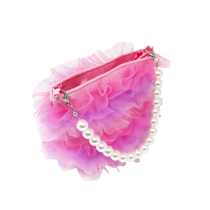 PINK POPPY | RUFFLE HANDBAG | PINK FAIRY
