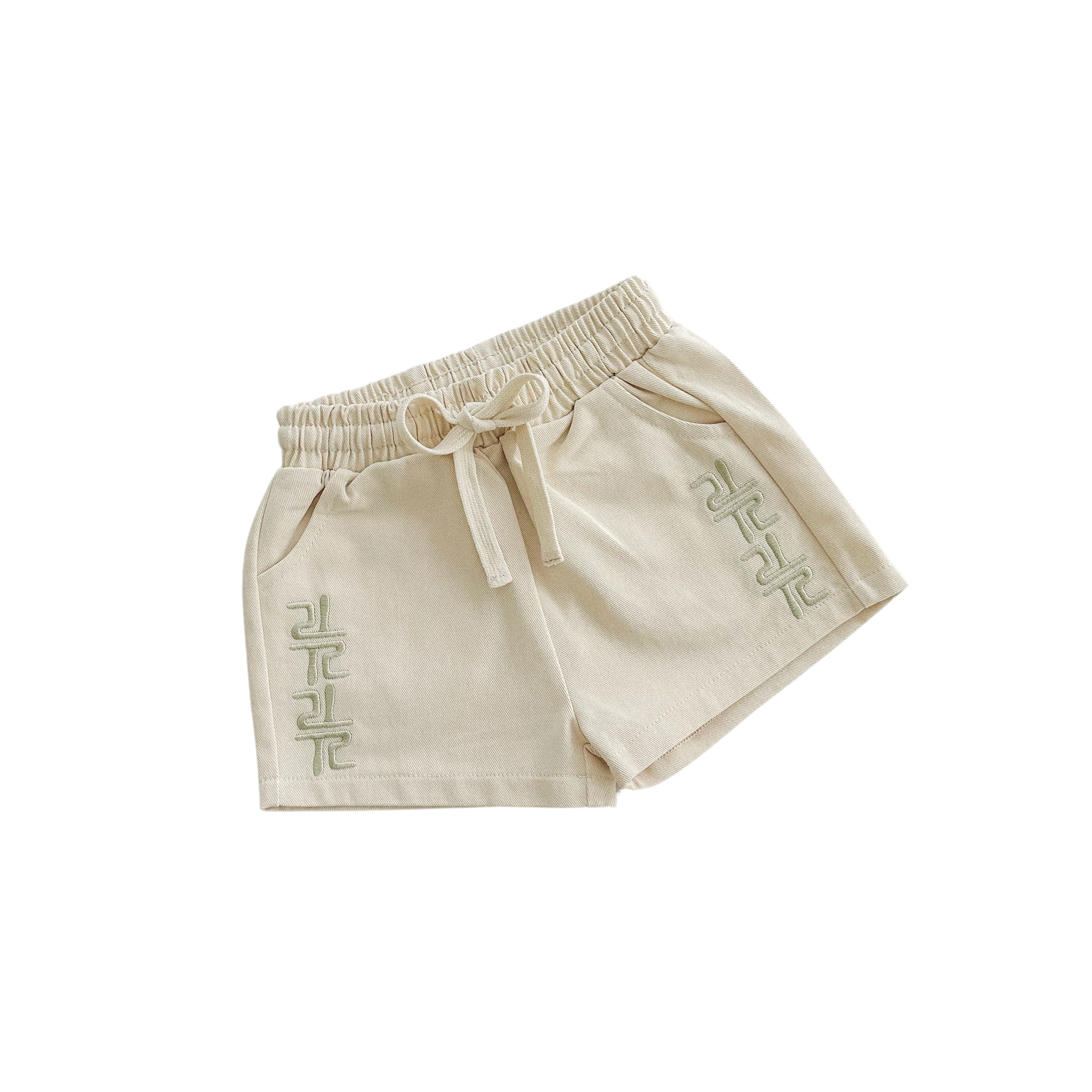 Ziggy Lou Canvas Shorts - Tallow