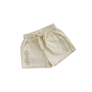 Ziggy Lou Canvas Shorts - Tallow