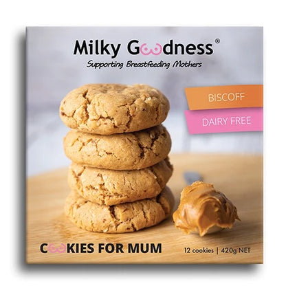 MILKY GOODNESS | LACTATION COOKIES | BISCOFF (DAIRY FREE)