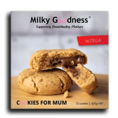 Milky Goodness Lactation Cookies - Nutella