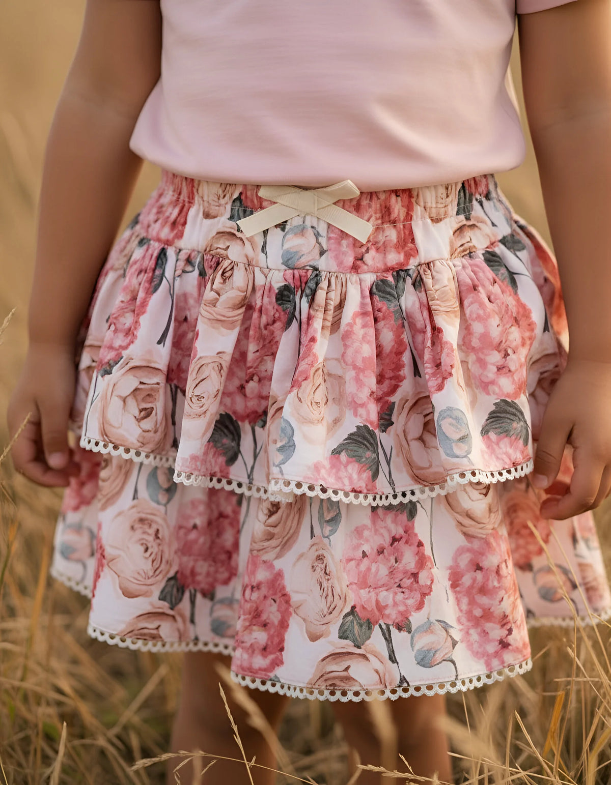 LOVE HENRY | FRILLY SKIRT | PINK BLOSSOM