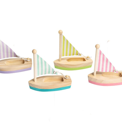 Wooden Toy Sailboat