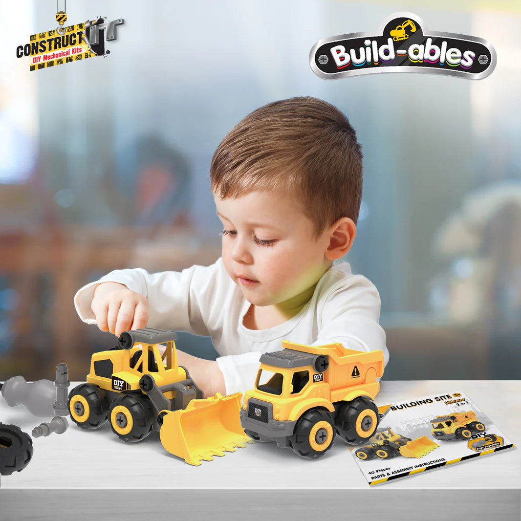 BUILD-ABLES | BUILDING SITE VEHICLES - Angus & Dudley Collections