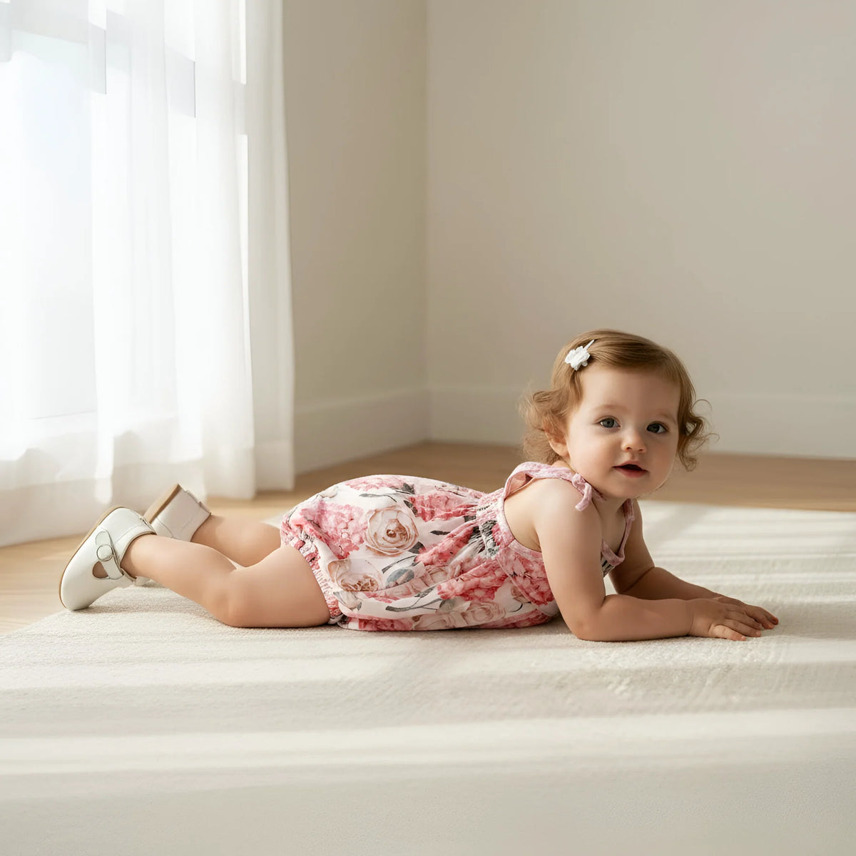 LOVE HENRY | ELSIE PLAYSUIT | PINK BLOSSOM