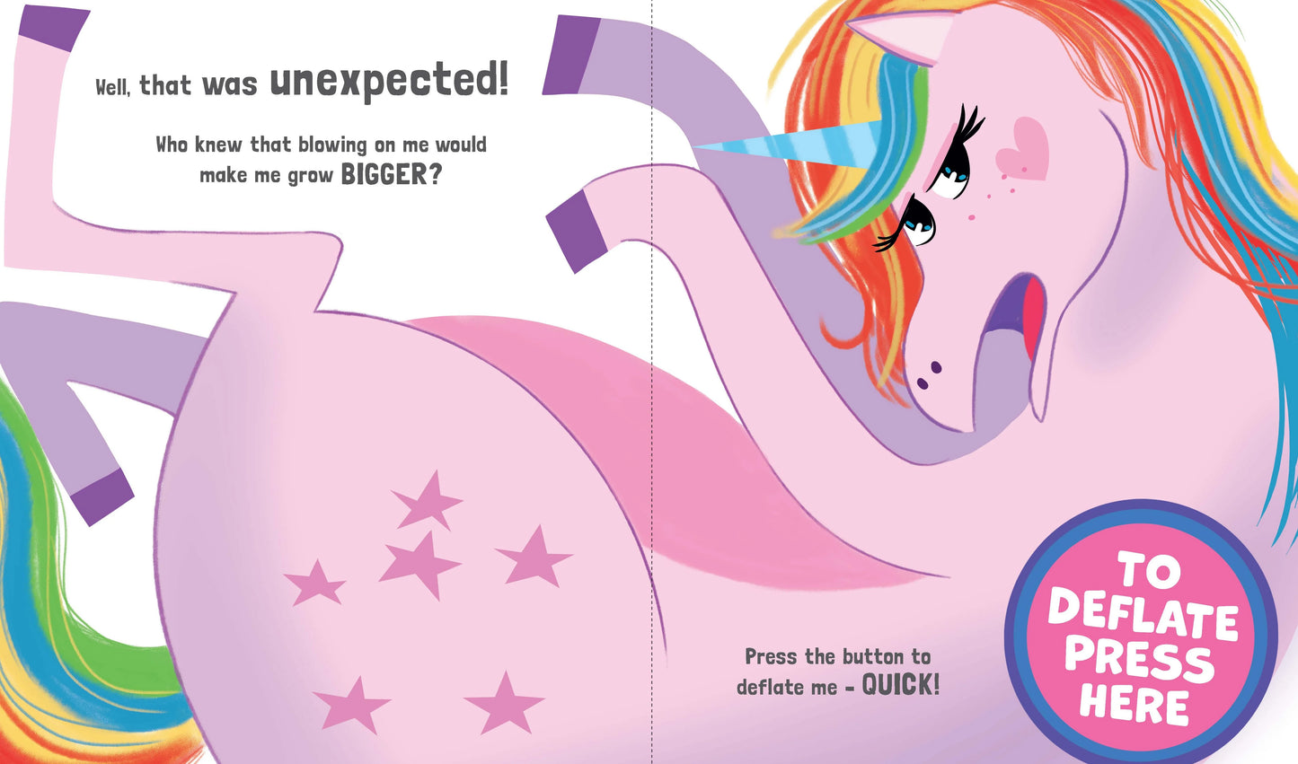 Kids Hardcover Book - There's a Unicorn Stuck In My Book