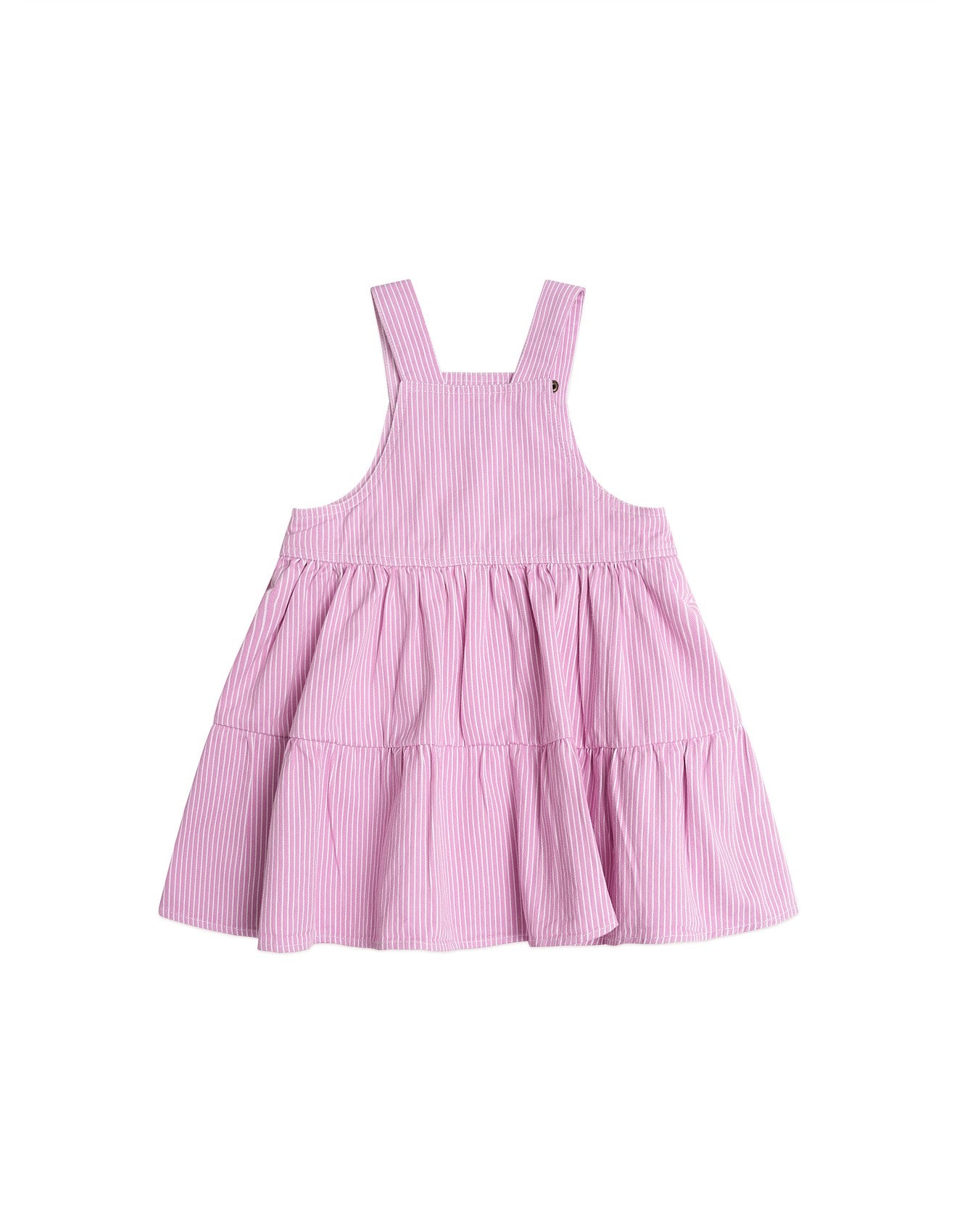 HUXBABY CANDY STRIPE PINAFORE DRESS