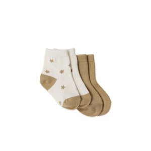 Jamie Kay Twinkle Toes Socks - Fawn Plain
