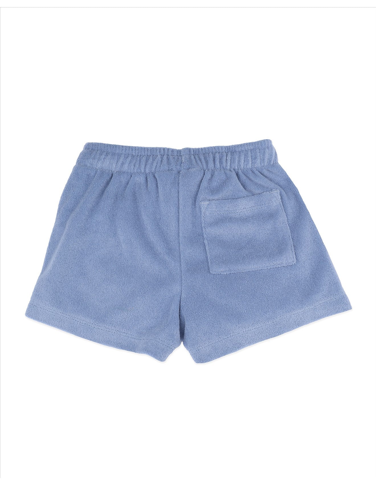 FOX AND FINCH | BLUE SIDE STRIPE TOWELLING SHORTS