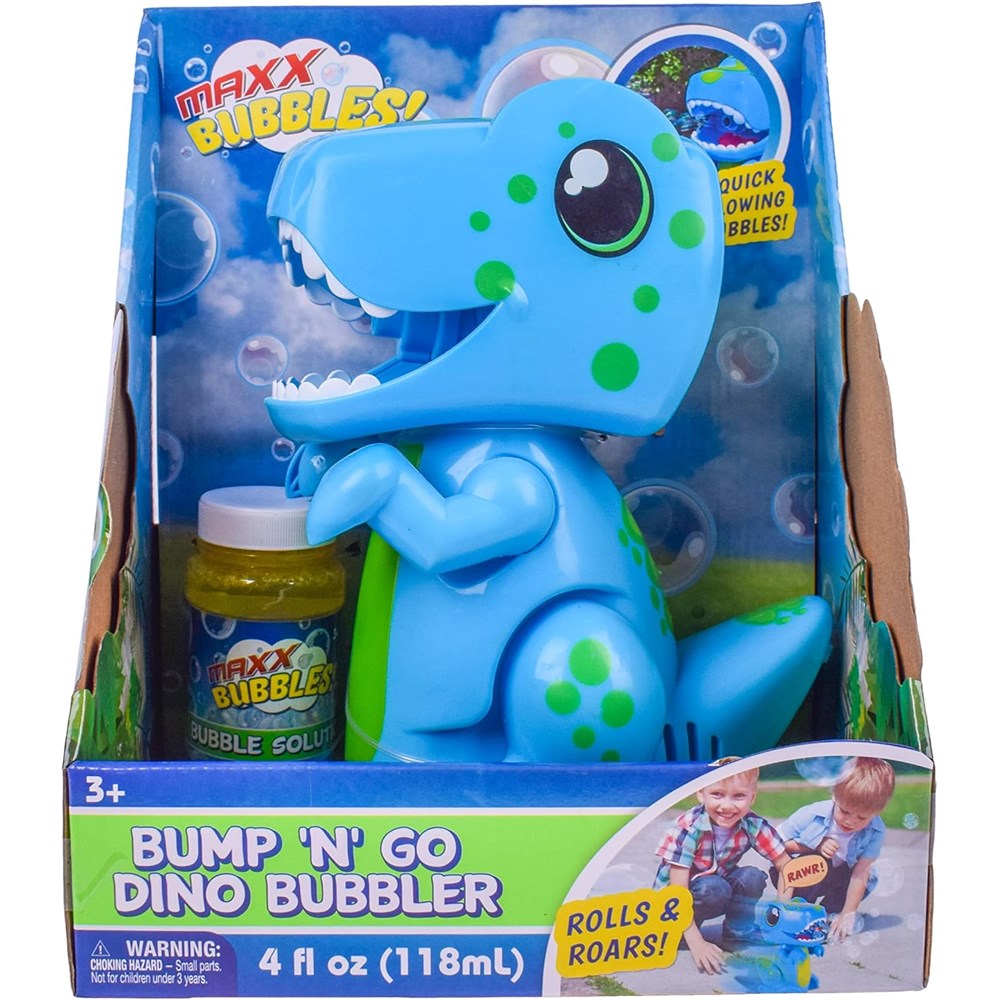 Maxx Bubbles | Bump N Go Dino Bubbler
