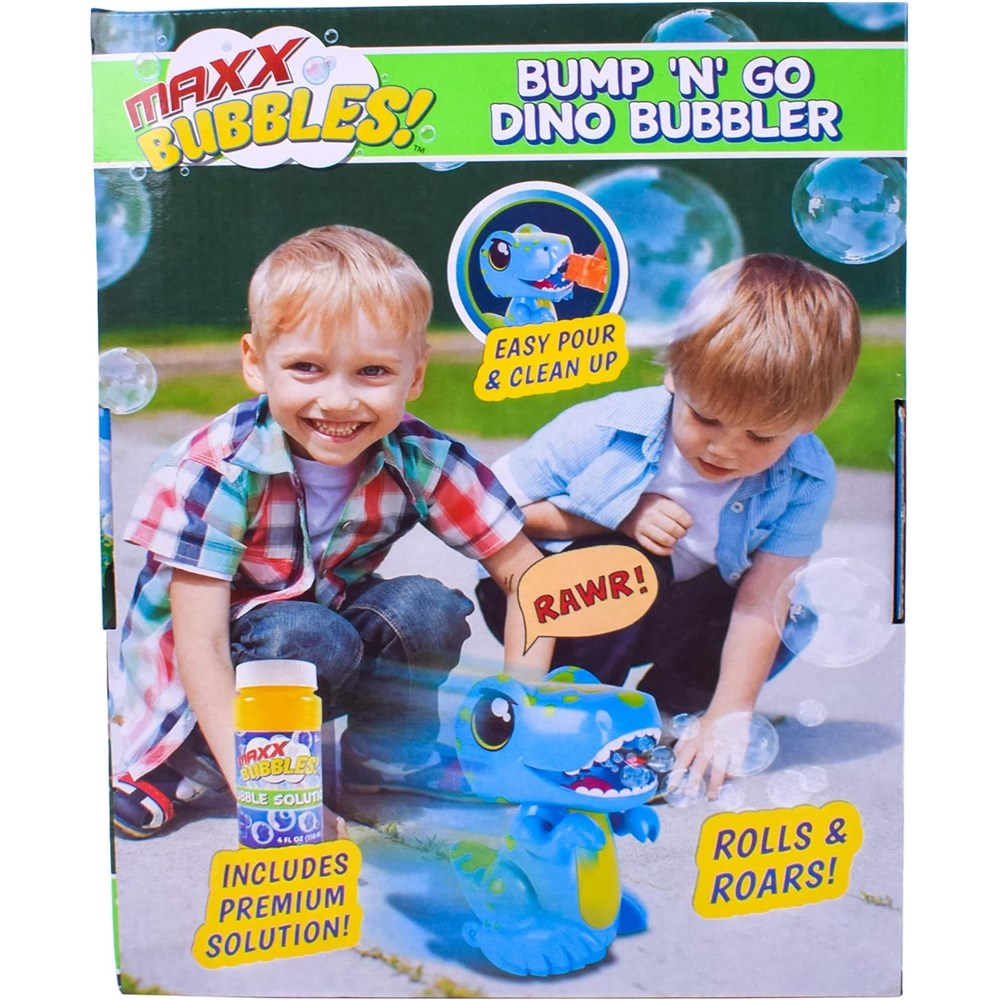 Maxx Bubbles | Bump N Go Dino Bubbler