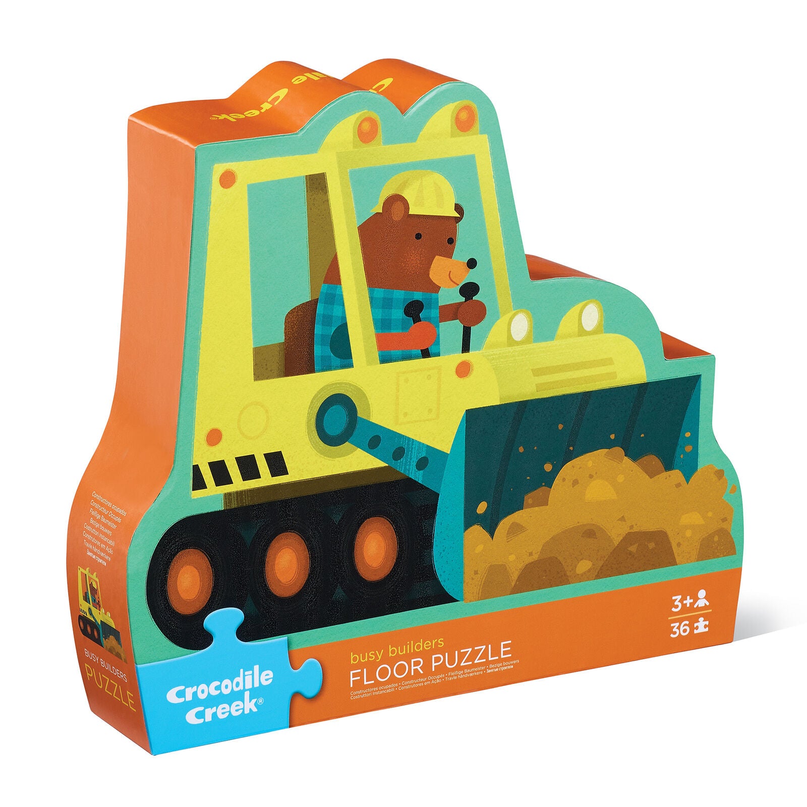 CROCODILE CREEK CLASSIC FLOOR PUZZLE 36 PIECE | BUSY BUILDERS - Angus & Dudley Collections