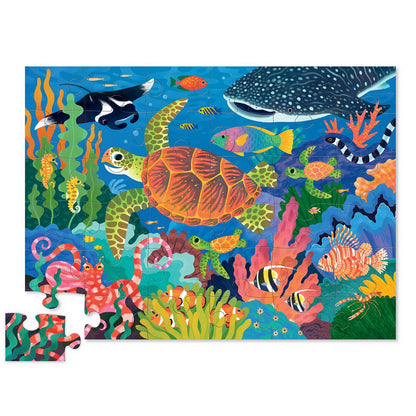 Crocodile Creek Classic Floor Puzzle 36 Piece - Sea Turtle