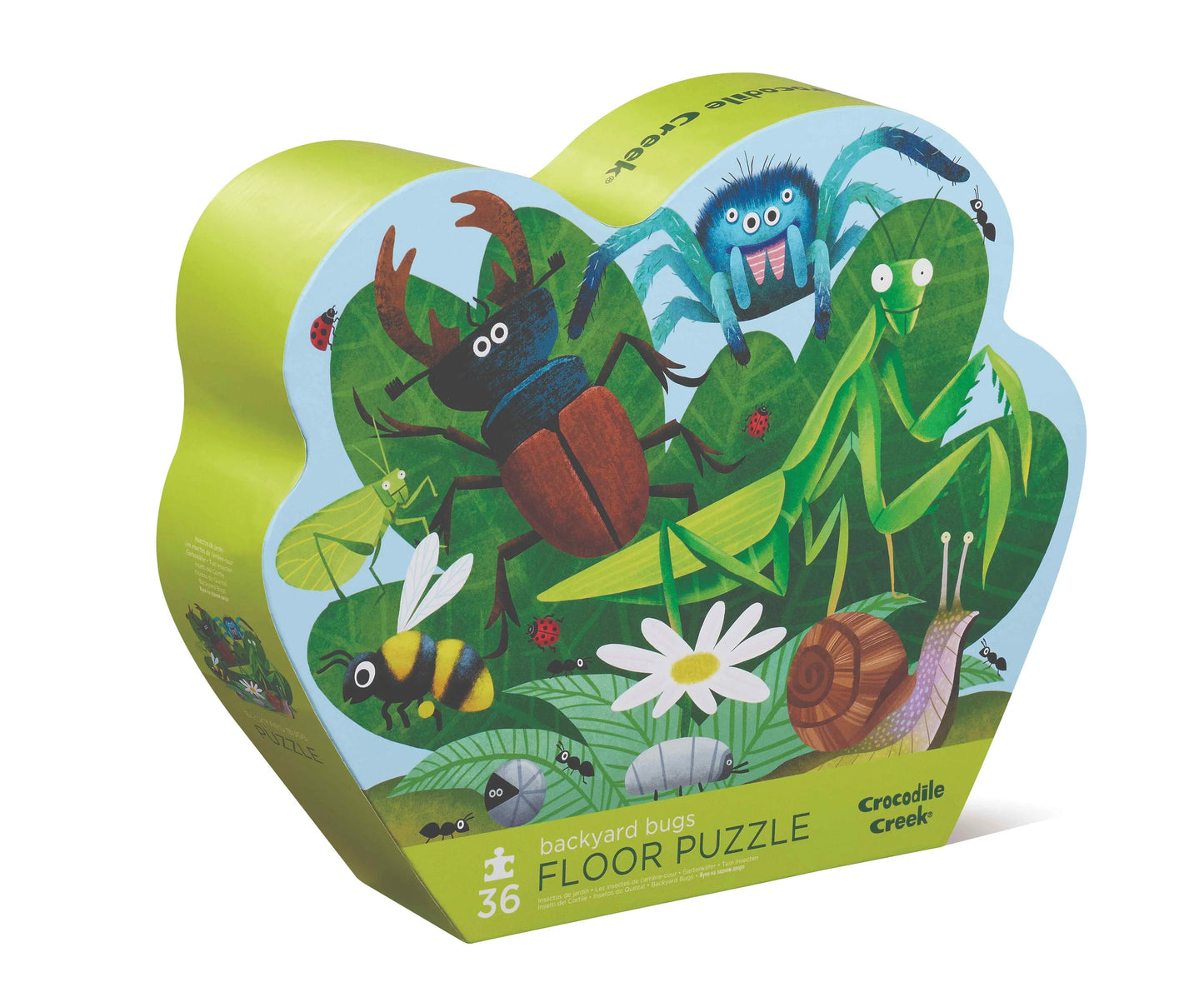 CROCODILE CREEK | CLASSIC FLOOR PUZZLE 36 PIECE | BACKYARD BUGS