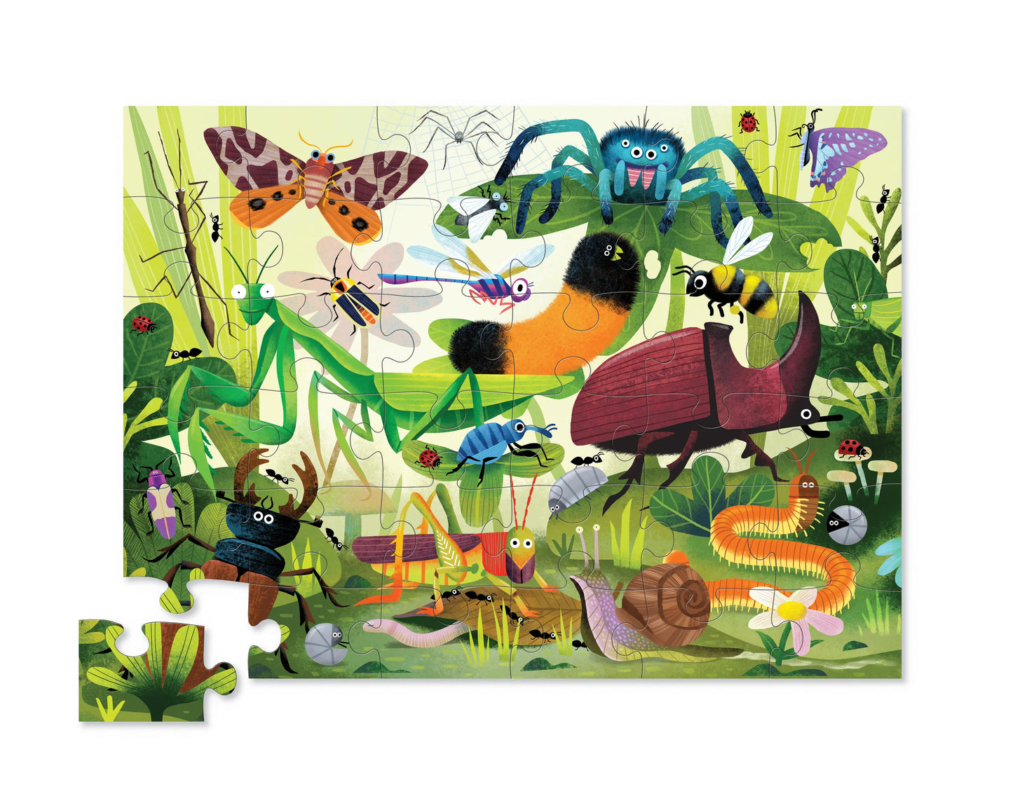 CROCODILE CREEK | CLASSIC FLOOR PUZZLE 36 PIECE | BACKYARD BUGS