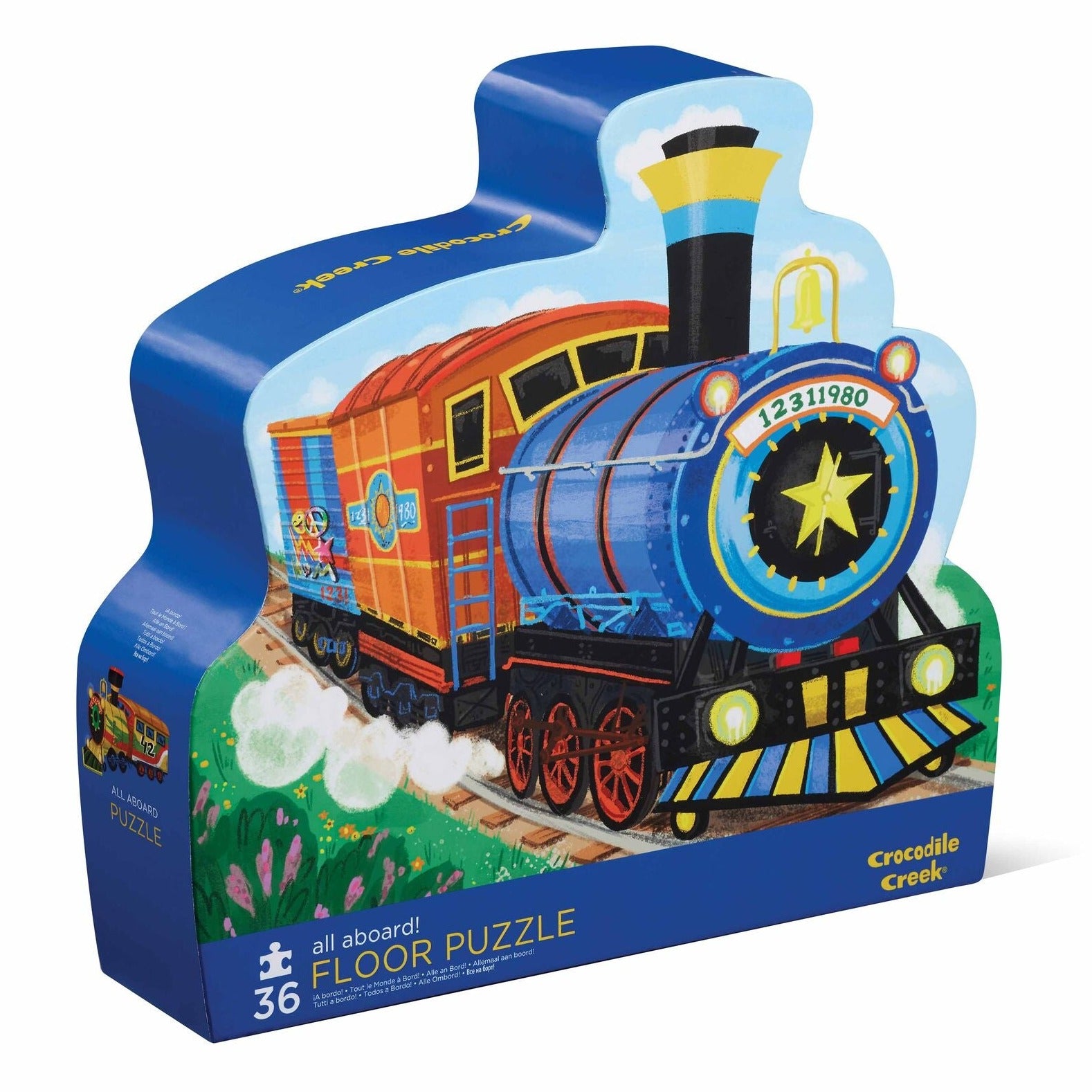 Crocodile Creek Classic Floor Puzzle 36 Piece - All Aboard