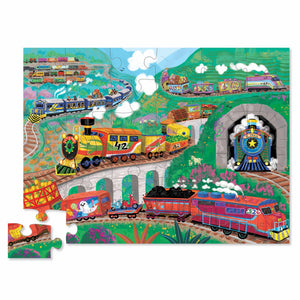 Crocodile Creek Classic Floor Puzzle 36 Piece - All Aboard