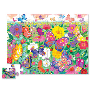 Crocodile Creek Classic Floor Puzzle 36 Piece - Butterfly Garden