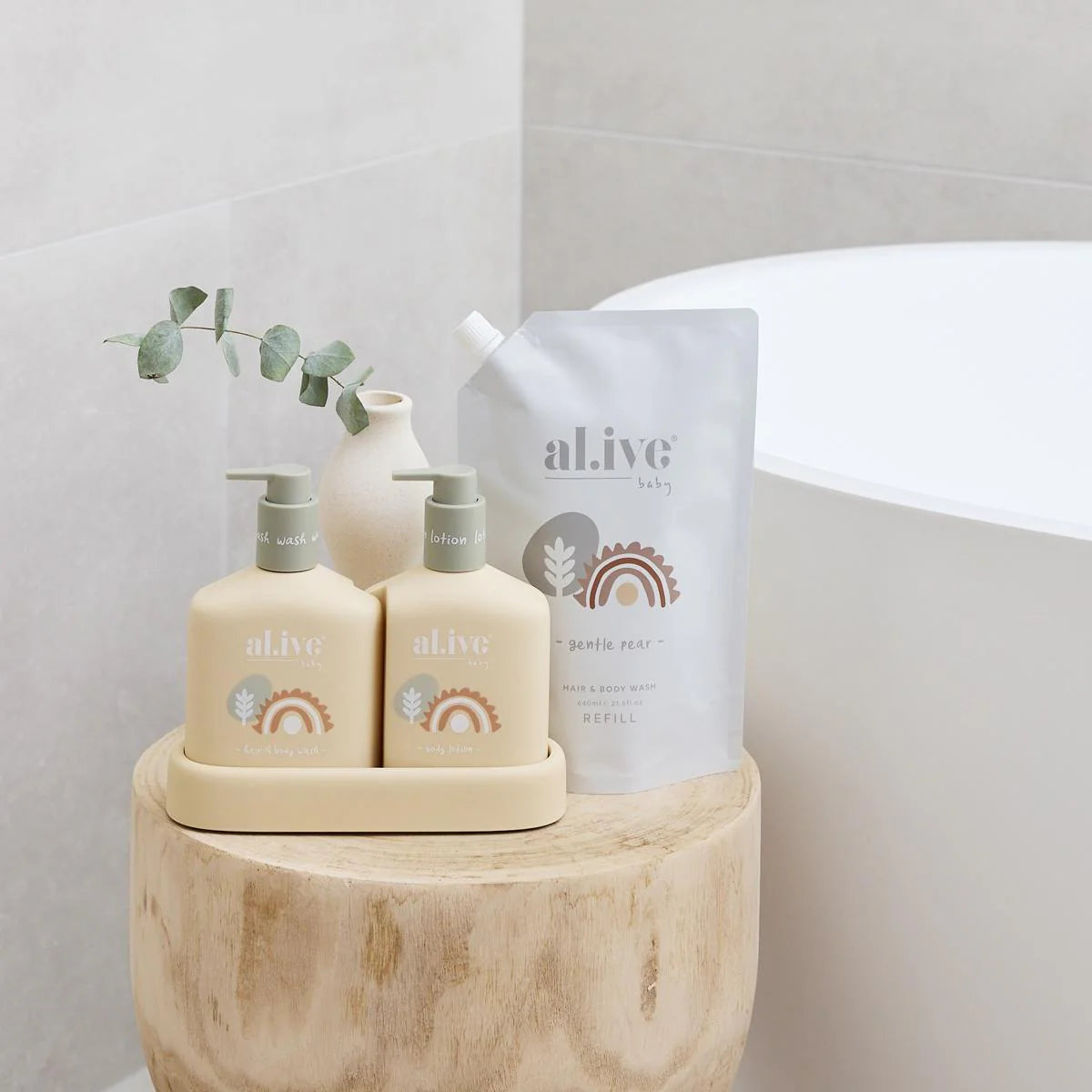 Al.ive Baby Hair and Body Duo | Gentle Pear