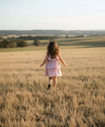 LOVE HENRY | SADIE DRESS | PINK CHECK
