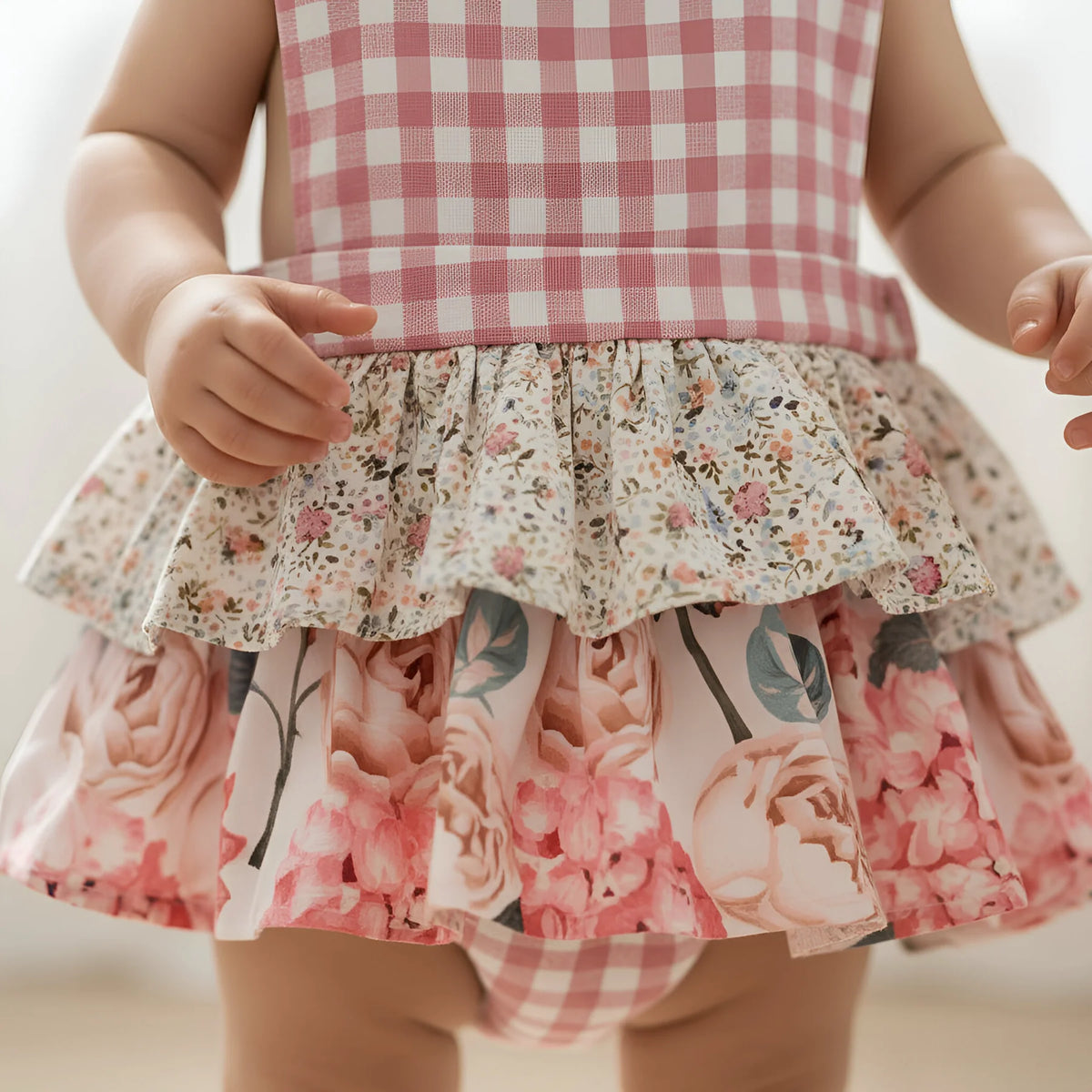 LOVE HENRY | FRILLY PLAYSUIT | PRETTY BLOSSOM