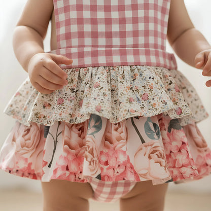 LOVE HENRY | FRILLY PLAYSUIT | PRETTY BLOSSOM