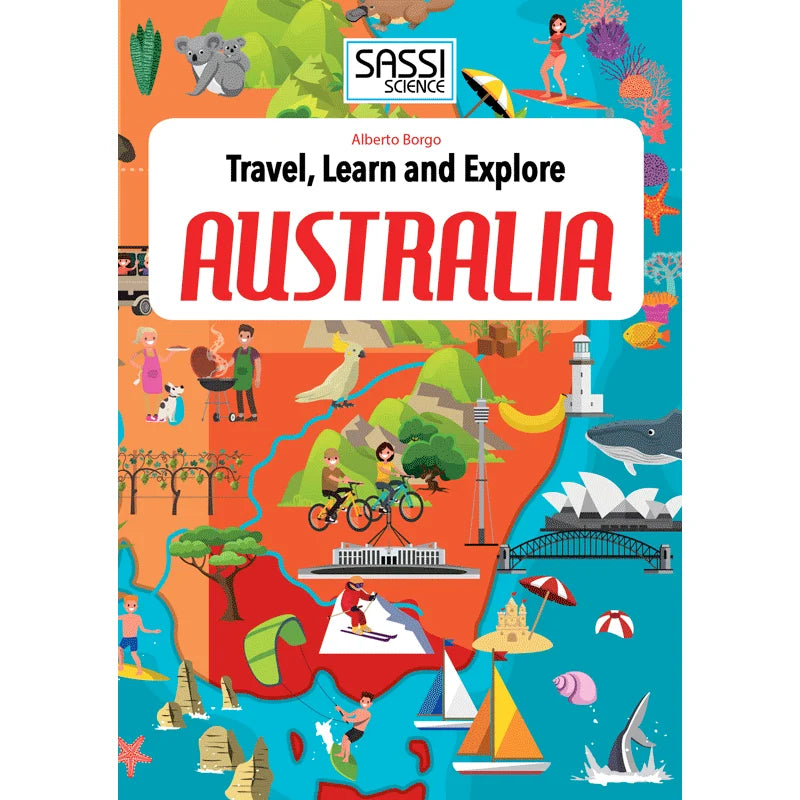 SASSI | PUZZLE AND BOOK SET 210 PCE | AUSTRALIA