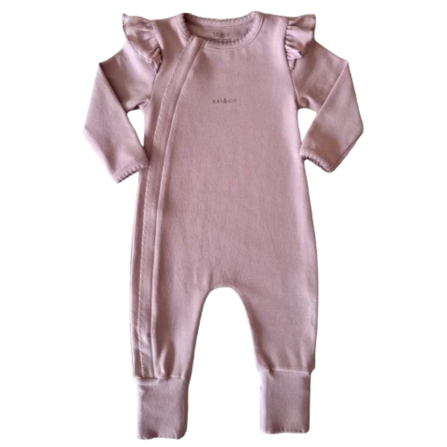 Rai and Co Frilled Apple Jumpsuit - Rose Pink