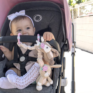 Stroller Toys 2 Pack - Fawn and Bunny
